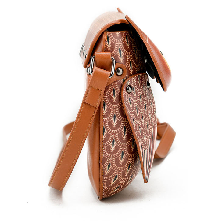 Bolso bandolera para móvil de búho 3D, pequeño, de PU, de moda coreana, para mujer, ideal para verano, con diseño impreso y estilo diagonal. — foto 1