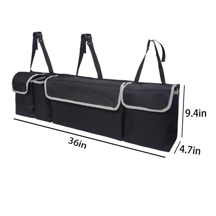 Title 2, Gray Edging Long Car Storage Bag PE Board. Keep...