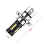 Fari fendinebbia anteriori LED bianchi H7 super luminosi 3030SMD. Migliora la tua visibilità e la sicurezza stradale con una luce intensa e durevole. — foto 1