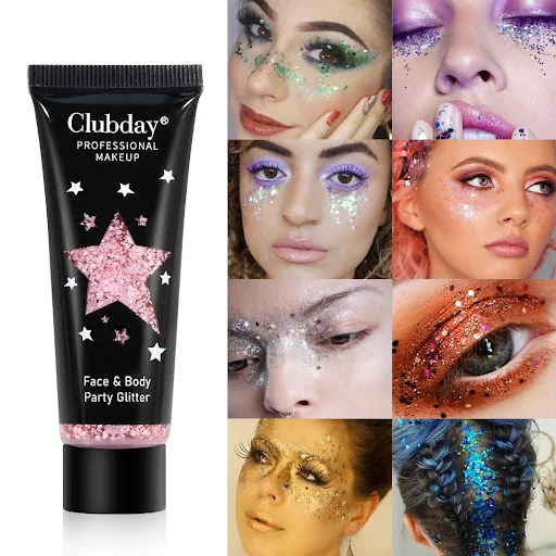 Title 6, Gel Exquis de Beauté Liquide avec Paillettes po...