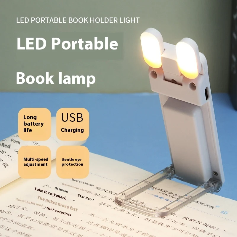 Title 1, Biswitch Reading Book Clip Lamp USB Charging Sm...