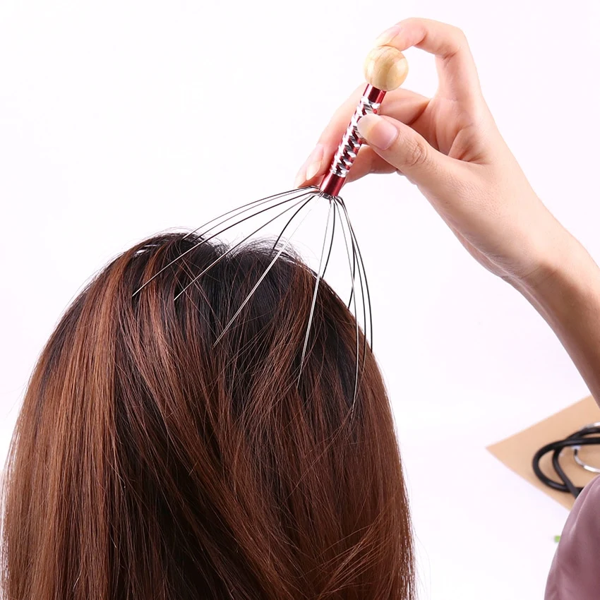 Title 16, Massageador de Couro Cabeludo Polvo Hair Raisin...