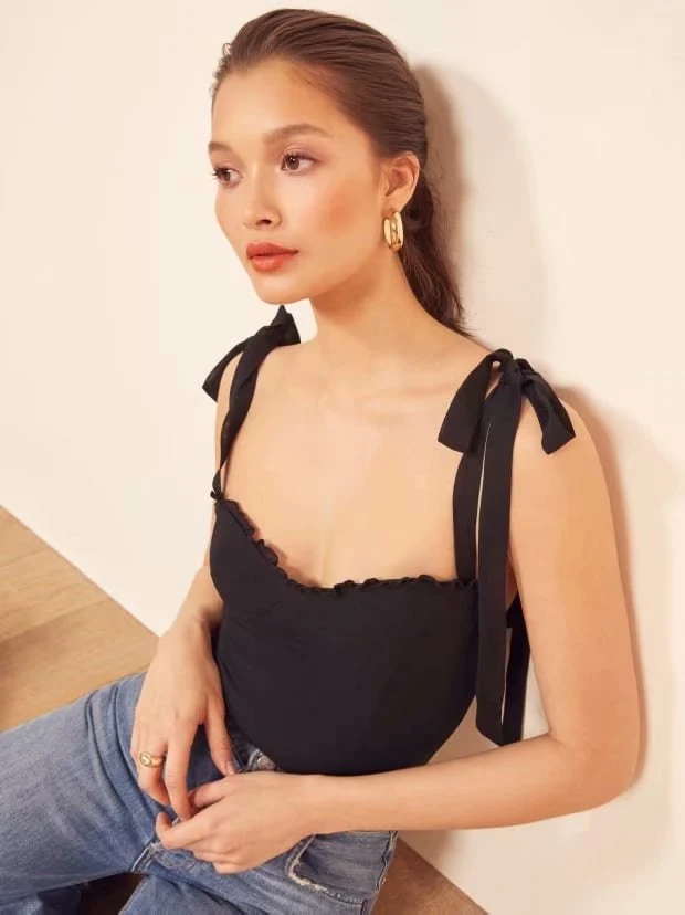 Title 5, French Niche Fashion All-match Slim Slimming La...