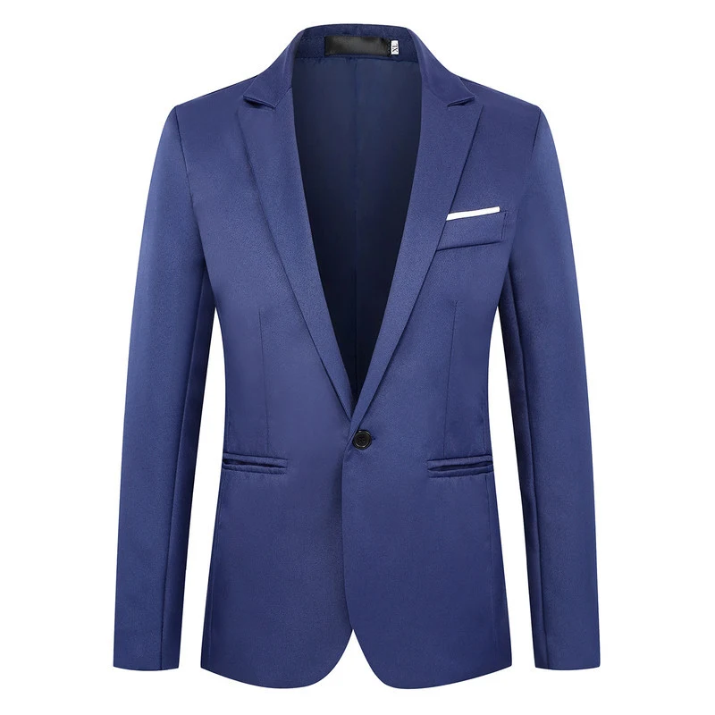 Blazer masculino jovem, slim e simples. Ideal para um visual moderno e elegante, perfeito para diversas ocasiões, combinando conforto e estilo. — foto 6