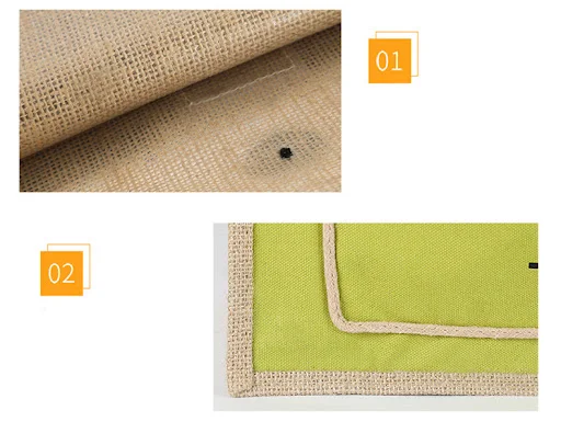Title 6, Bolsa Tote Retro de Juta para compras, moda e p...