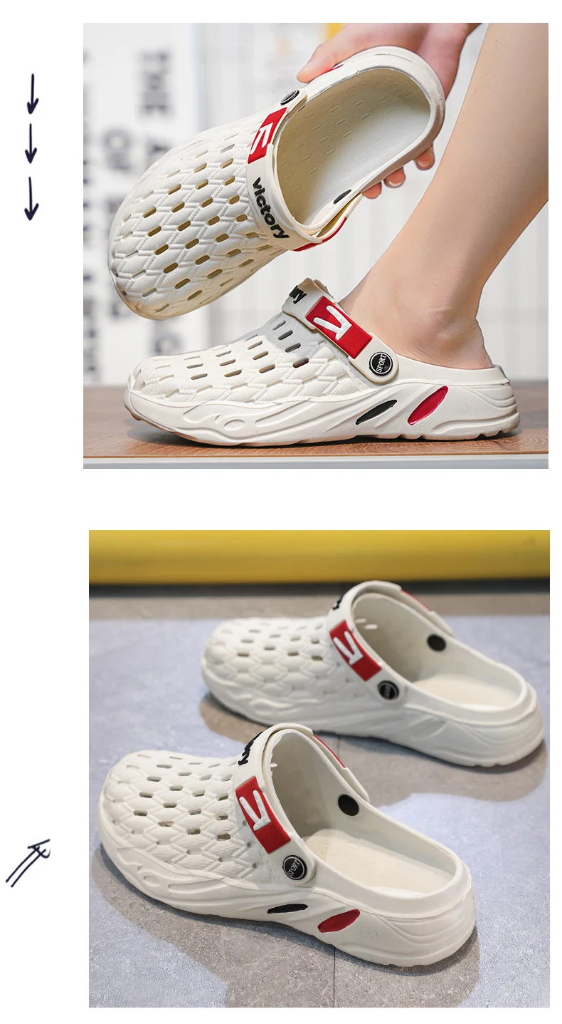 Title 11, Casual Platform Non-slip Wear-resistant Beach D...