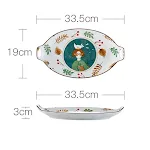 13.5Binaural eggshaped plate