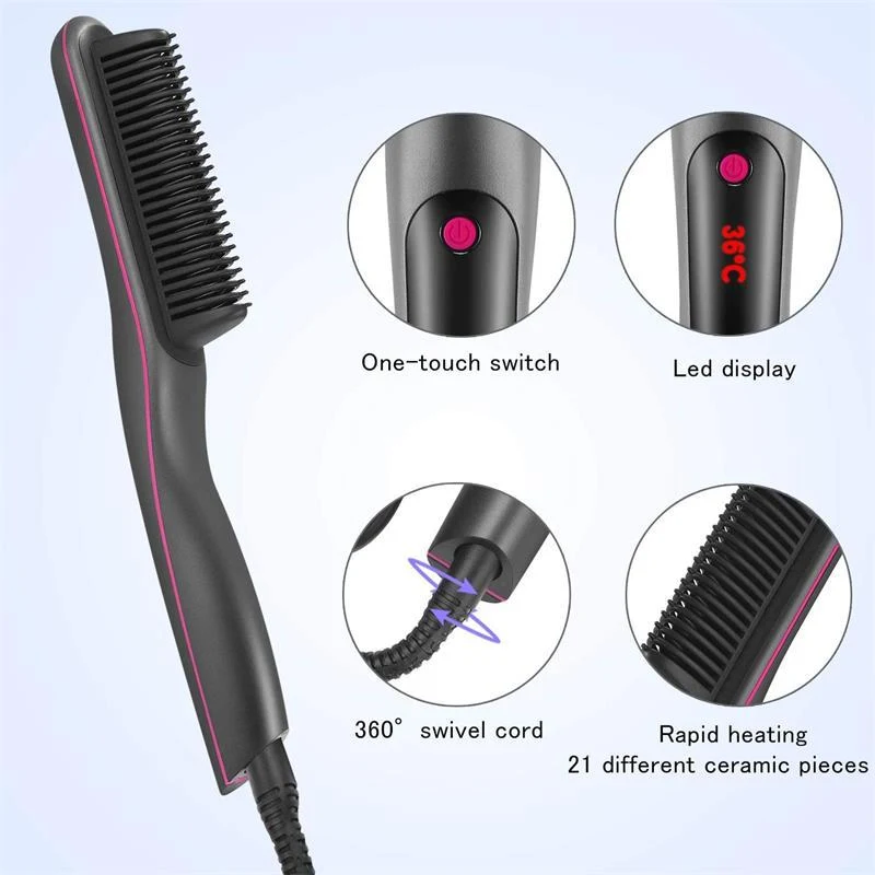 Anti-Scald Electric Curling Iron. Create beautiful, safe curls with this easy-to-use, heat-protective curling iron. Get — photo 9