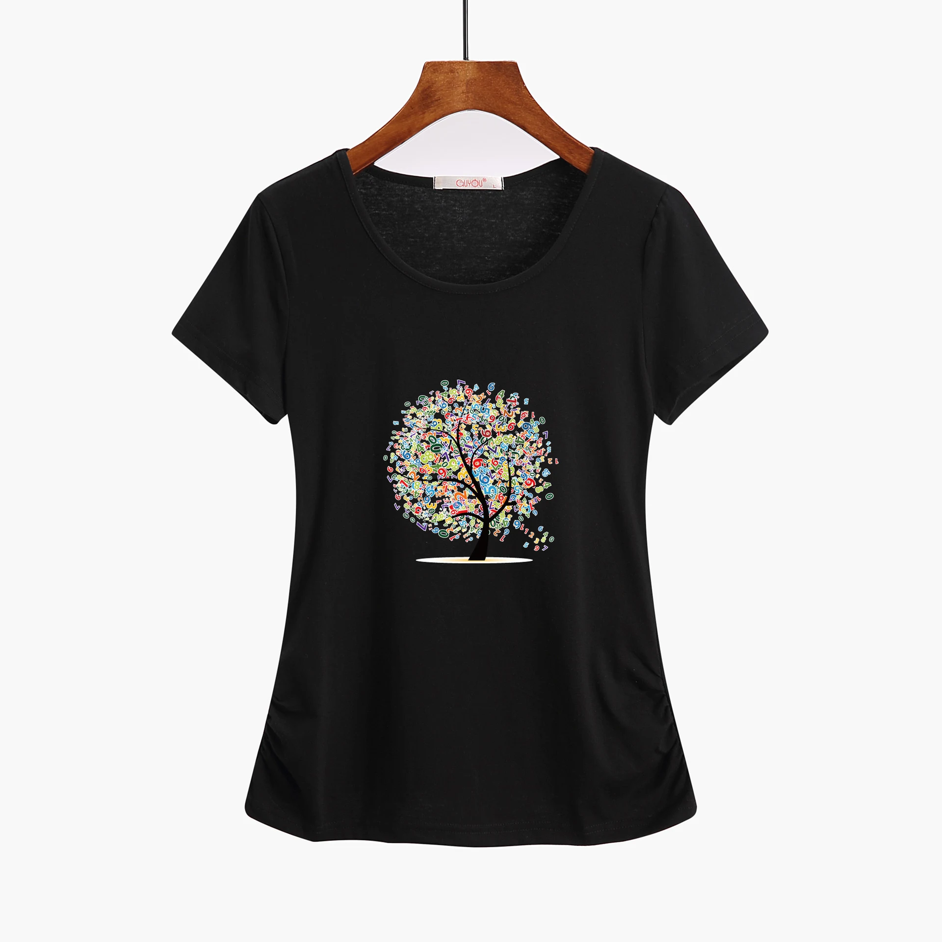 Camiseta feminina de manga curta, tamanho grande, soltinha e versátil, perfeita para qualquer look. Conforto e estilo em uma só peça. — foto 2