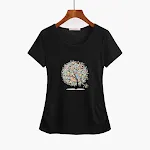 Camiseta feminina de manga curta, tamanho grande, soltinha e versátil, perfeita para qualquer look. Conforto e estilo em uma só peça. — foto 2