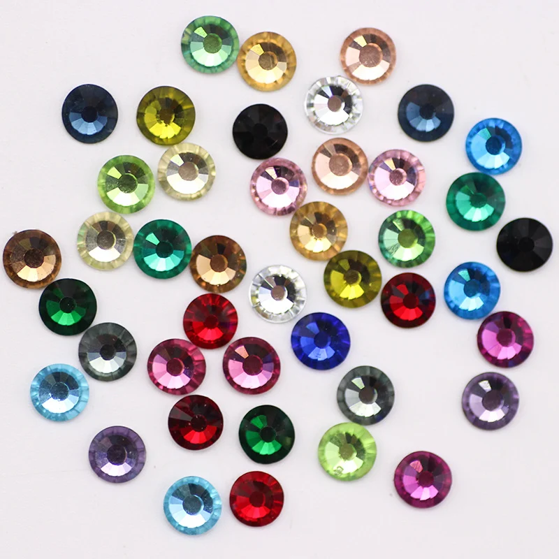 Gekleurde Ronde Platte Bodem Kristalglas Diamant Voeg schittering en elegantie toe aan je decoratie, ideaal voor creatieve projecten en meer — foto 14