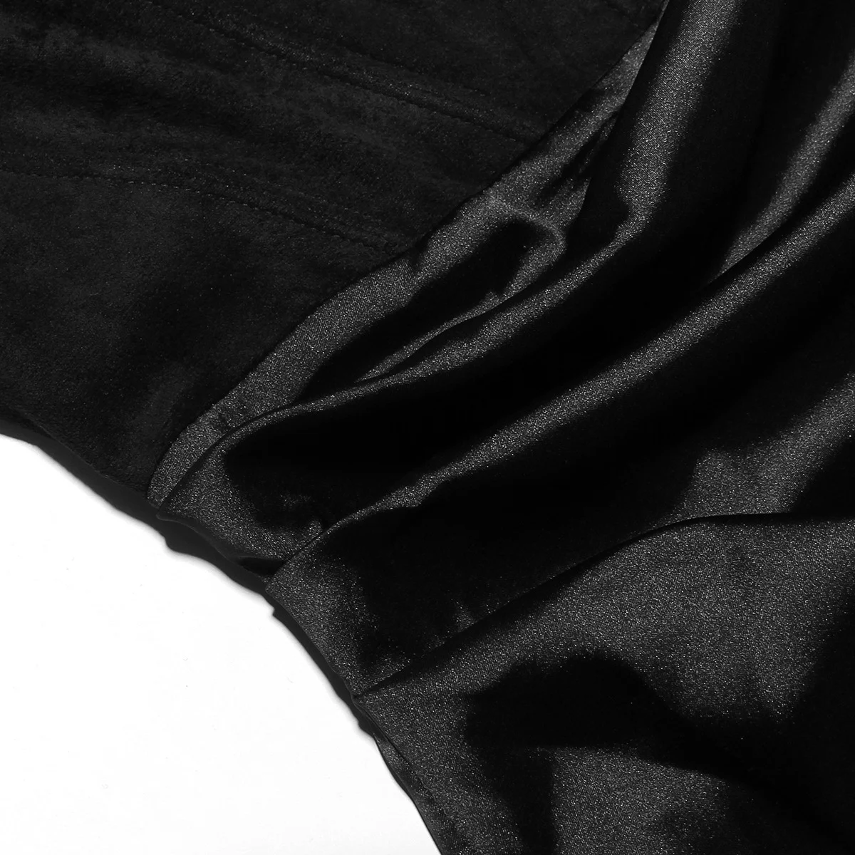 Title 14, Fishbone Bandeau Slim-fit Backless Velvet Dress...