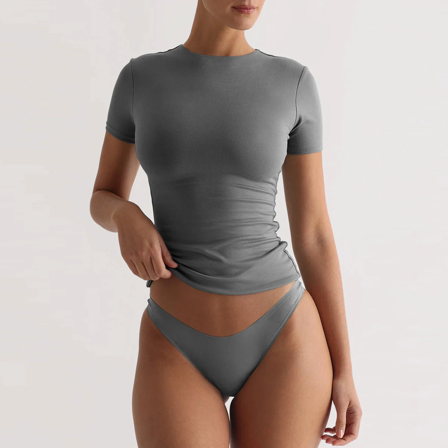 Slim-fit Sexy Hot Girl Pure Desire Top — photo 22