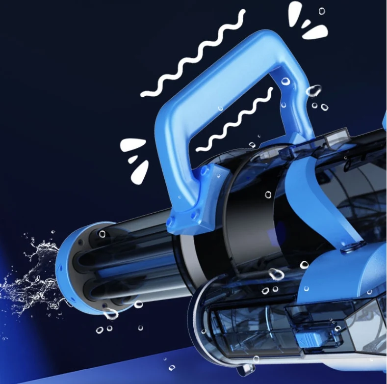 Title 8, Ice Explosion Gatling Water Gun Electric Contin...