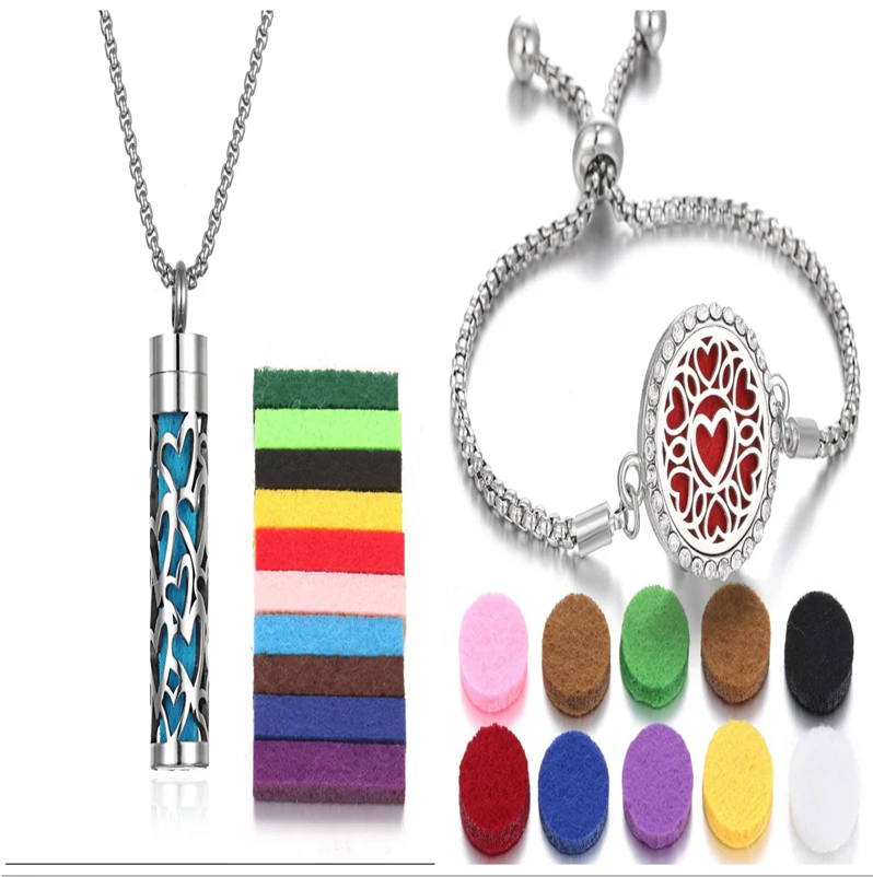 Novo 2024 Bracelete Aromaterapia Caleidoscópio Difusor Óleo Essencial Medalhão Pingentes Feminino Aroma Difusor Jóias — foto 9