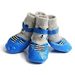2 Pair Autumn Winter Pet Dog Shoes Socks Waterproof Cats Rubber Socks Non-slip Dog Rain Snow Boots Socks Dogs Knitting W — photo 6