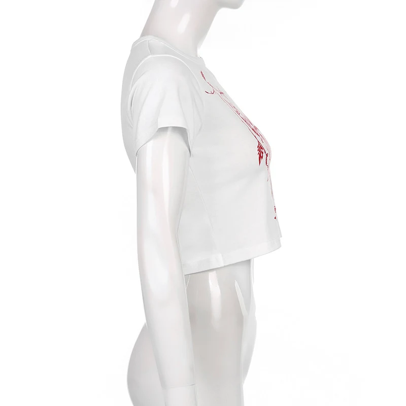 Title 9, Moda feminina borboleta estampa solta casual go...