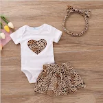 Macacão Love Estampado Infantil Roupa infantil confortável e adorável para bebês e crianças pequenas Ideal para brincar, explorar e exibir um estilo único — foto 1