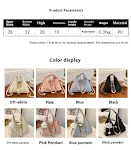 Bolsa de ombro feminina Niche Commuter Pearl Chain, tote versátil. Combine com tudo e leve seus pertences com estilo e praticidade. — foto 19
