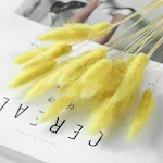Home Decoration Ornaments Rabbit Tail Grass Dried Flower Bouquet Enhance your home with a touch of natural beauty and cr — photo 5