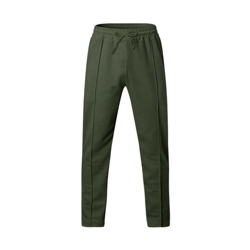 Calças de moletom masculinas casuais com cordão, soltas, confortáveis e perfeitas para o dia a dia ou para relaxar em casa. Conforto e estilo em um só produto. — foto 4