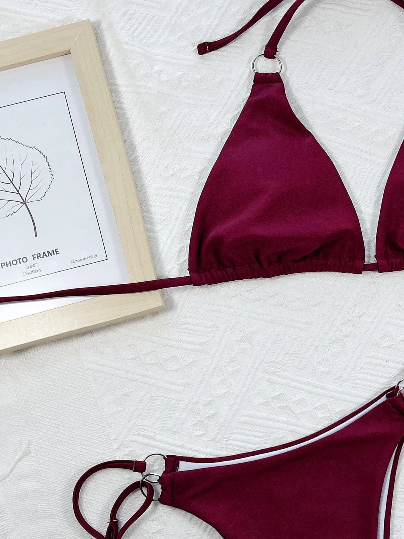 Title 8, Bikini da donna a due pezzi con spacco, costume...