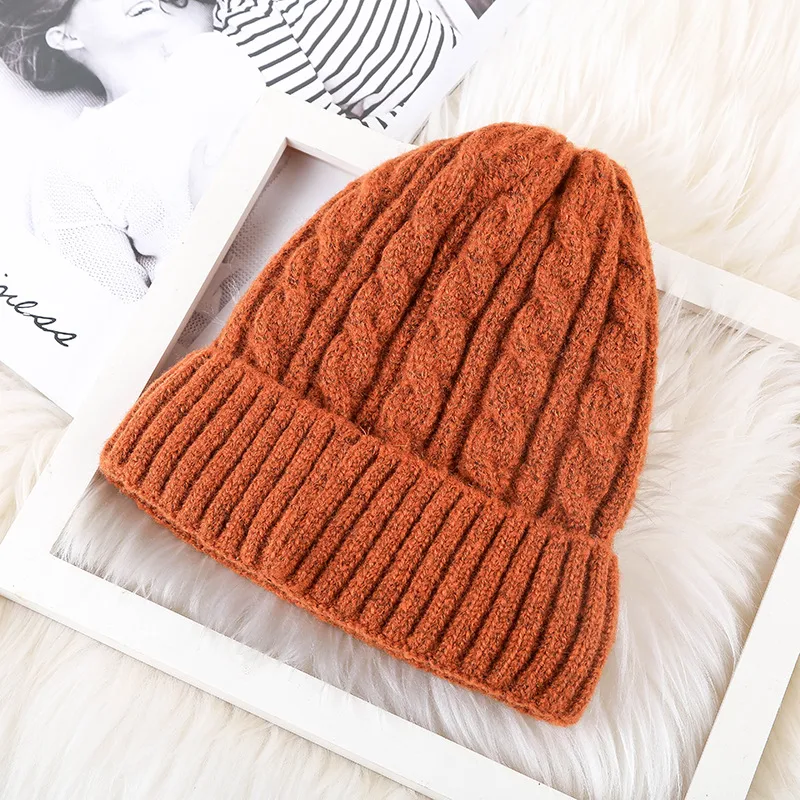 Winter Mohair Women Fleece Knitted Beanie – Warm and Comfortable for Winter. Stay cozy and stylish with this soft, fleec — photo 8