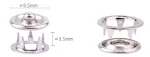 Silver buckle 100sets