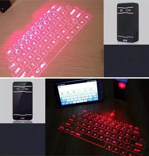 Title 2, Teclado de projeção a laser Bluetooth sem fio v...