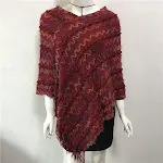 Colored Curved Wine Red