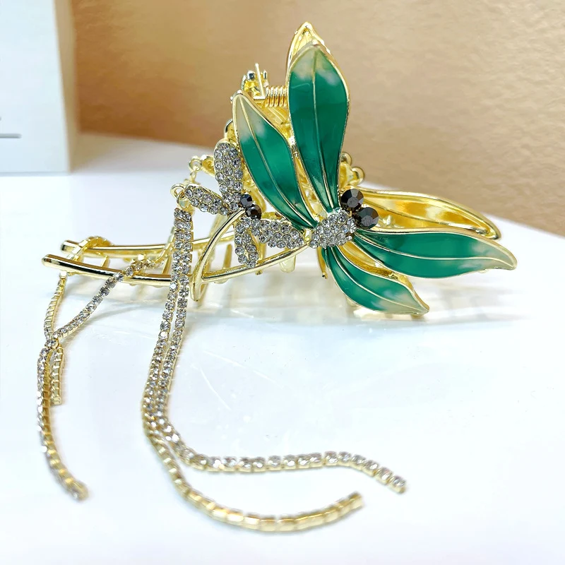 Title 3, Fermaglio per capelli elegante con libellula, f...