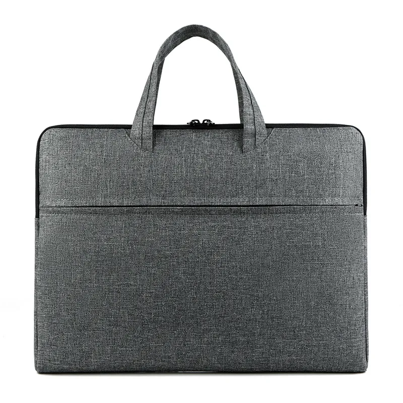 Bolsa para computador de negócios masculina e feminina, simples e portátil. Leve seus pertences com praticidade e elegância. — foto 4