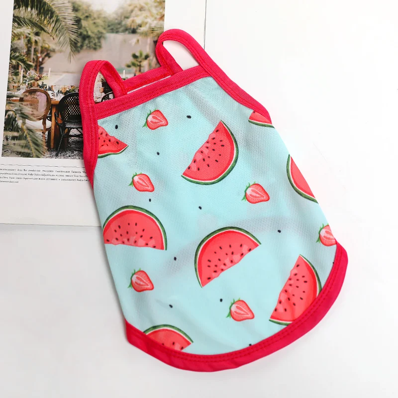 Summer thin vest dog clothes for small dogs, Teddy Cat, anti-lint, Puppy Bichon, Pet Pomeranian, keeping your pet cool i — photo 11
