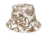 Cappello da pescatore femminile con fiori geometrici a reticolo per sole primavera estate, protezione solare e alla moda. — foto 2