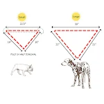 Unique Style Paws Dog & Cat Small Bandana Scarf Adjustable Dog Bandana Christmas Personalized Pet Products — photo 3