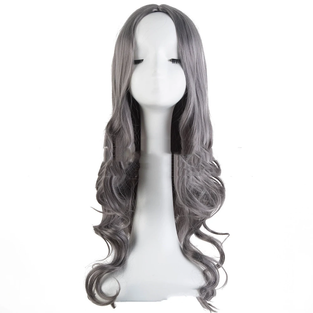 Modische Big Wave Kunstfaser Perücke. Natürliche Wellen, leicht zu stylen und zu frisieren. Für einen spektakulären Look. — foto 2