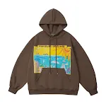 Men's Cartoon Oil Painting Landscape Printed Pullover Sweatshirt, comfortable and stylish, perfect for casual wear, keep — photo 11