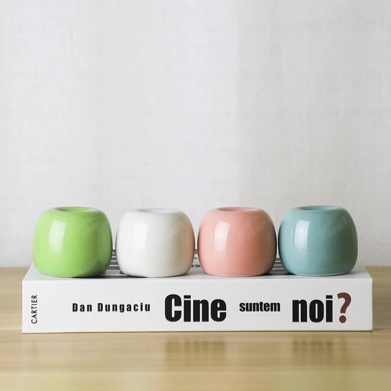 Home Mini Ceramic Vase Ornament Decoration — A small, elegant vase perfect for adding a touch of charm to any room in yo — photo 8