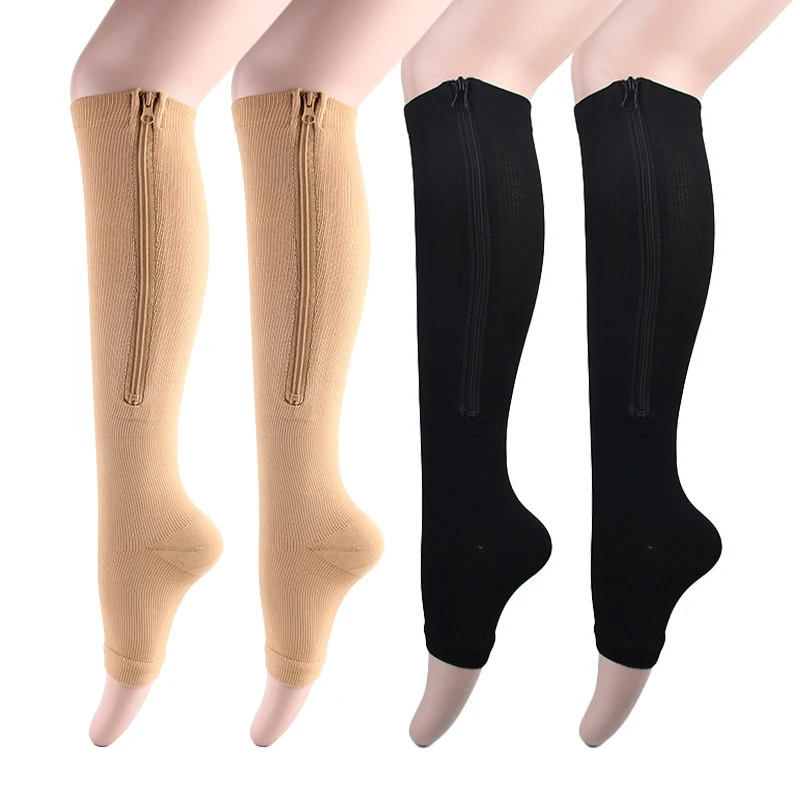 Men's and Women's Sports Zipper Elastic Socks. Comfortable fit, support, and easy on and off. Perfect for sports and act — photo 3