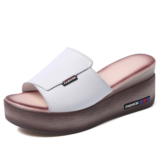 Title 1, Womens Leather Platform Sandals. Step up your ...