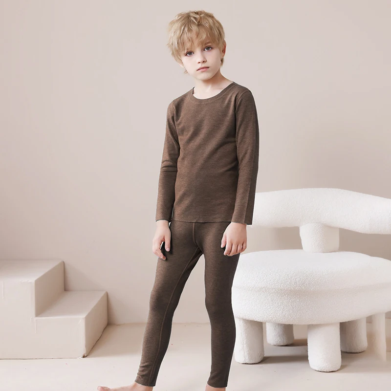 Title 7, Conjunto de roupa íntima térmica infantil em lã...