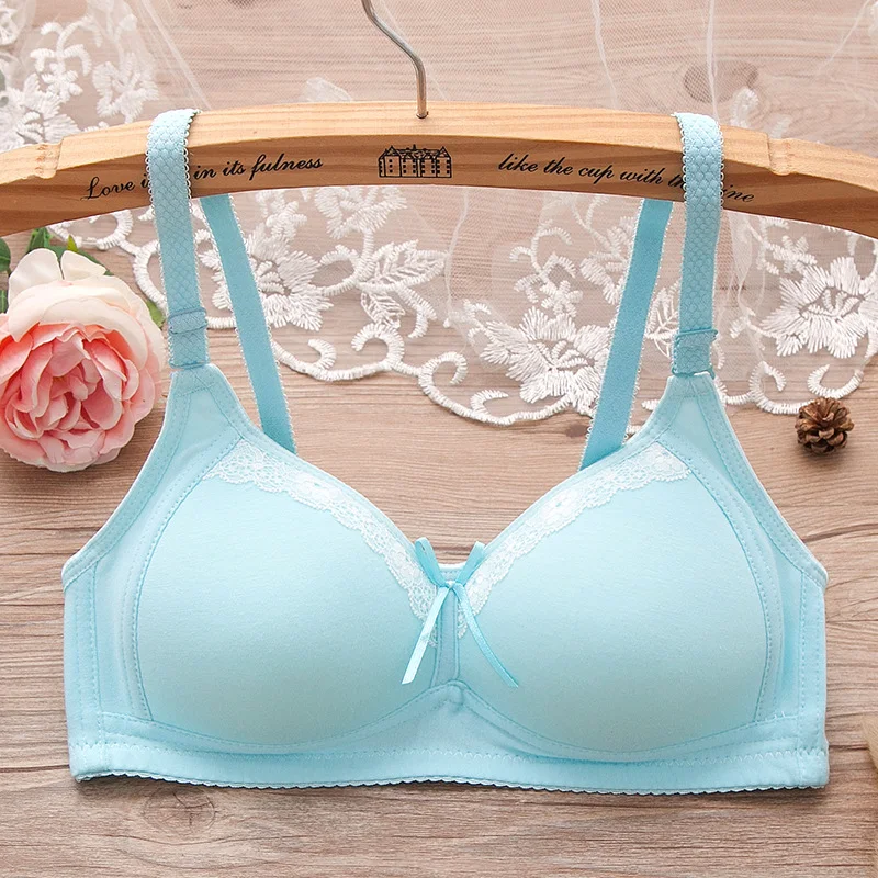 Thin Cotton No Steel Ring Small Chest Underwear Lightweight and comfortable everyday support Natural shaping for smaller — photo 2