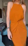 Summer New Solid Color Spaghetti Straps Sleeveless Loose Dress Suit – Comfortable and breezy design, perfect for warm we — photo 4