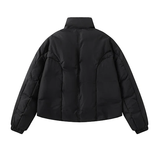 Title 2, Winter Thickening Stand Collar Cotton-padded Co...