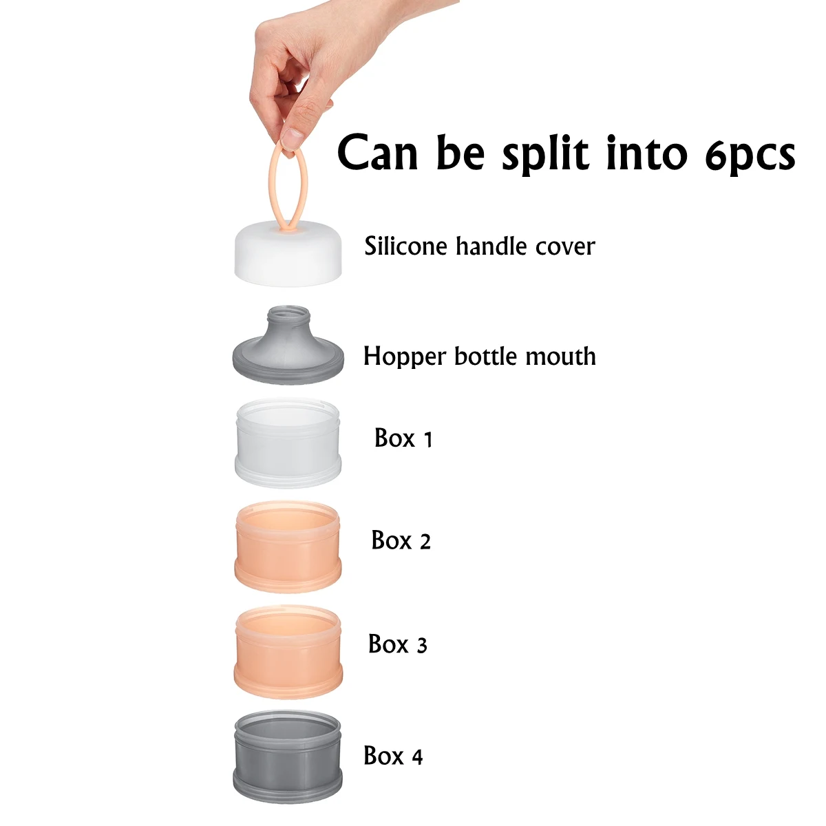 Milk powder box for convenient and quick nutrition. Perfect for babies and children, providing essential vitamins and nu — photo 7