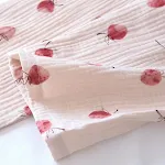 Conjunto de Pijama Feminino Algodão Gaze Dupla Camada Outono Roupa de Casa Confortável Macio Ideal para Noites Aconchegantes e Relaxantes — foto 8