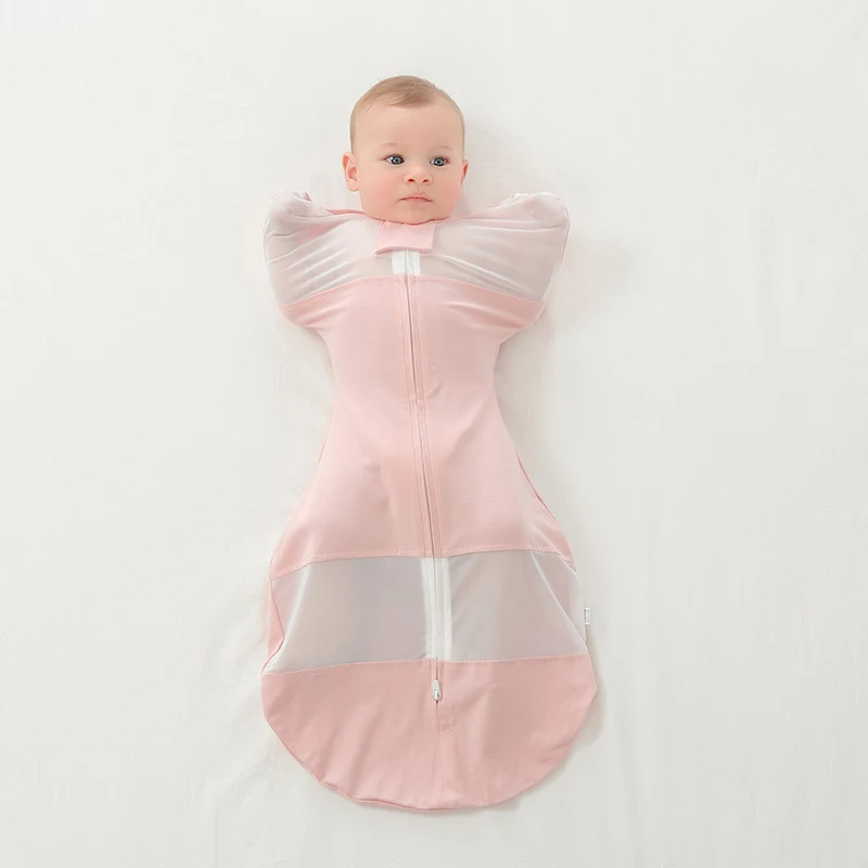 Saco de dormir para recém-nascidos Gro-bag, cobertor de bebê de algodão, envolve o bebê com segurança, promovendo sono tranquilo e confortável. — foto 21