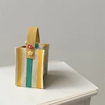 Borsa in tela portatile per regalo estivo da donna. Perfetta per spiaggia, viaggi e shopping. Leggera, pratica e versatile. — foto 6