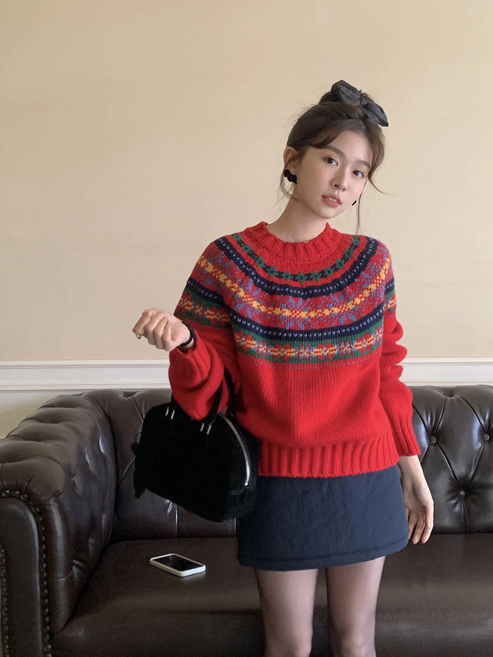Title 24, Maglione pullover spesso con atmosfera natalizi...