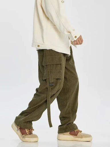 Title 9, Heavy Corduroy Casual Pants Mens Autumn Comfor...